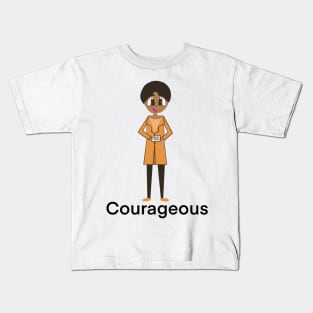 Rosa Parks is courageous Kids T-Shirt